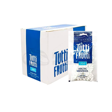 FILTROS TUTTI FRUTTI ARTIC MENTHOL 200UDS (1X20)