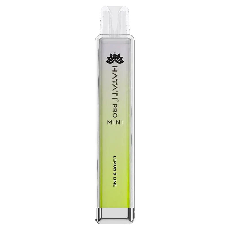 PACK10VAPERDESECHABLEHAYATIPROMINILEMONLIME20MG(LIMALIMÓN)1