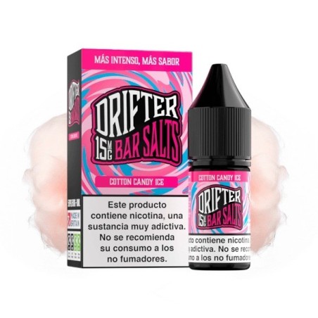 LÍQUIDODRIFTERBARSALTSCOTTONCANDY(ALGODÓNDEAZÚCAR)15MG10ML1