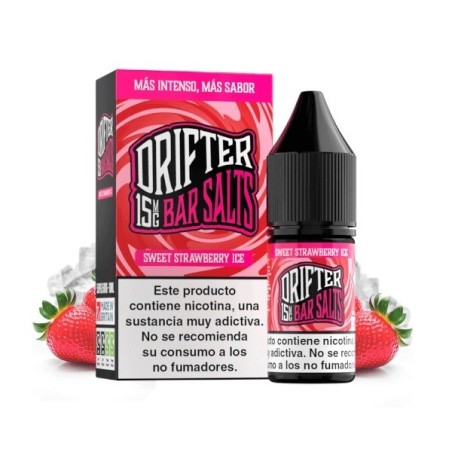 LÍQUIDODRIFTERBARSALTSSTRAWBERRYICE(FRESA)15MG10ML1