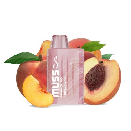 VAPERDESECHABLEMUSSMARMOL700TRIPLEPEACH(MELOCOTON)1