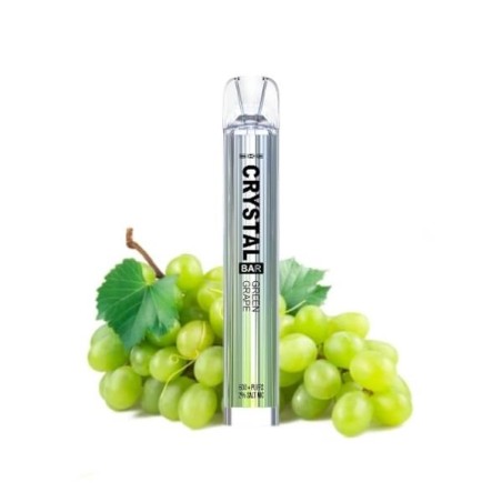 PACK10VAPERDESECHABLESKECRYSTALBARGREENGRAPE1