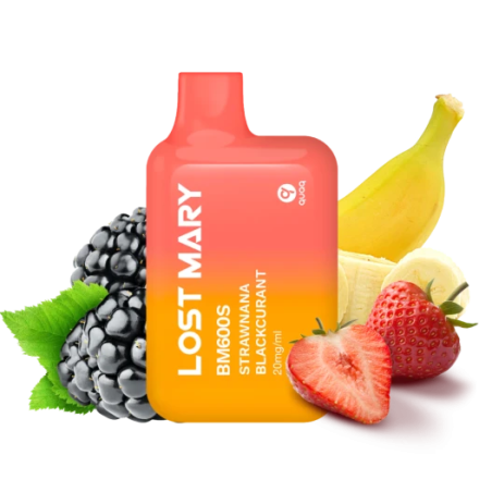 PACK10VAPERDESECHABLELOSTMARYSTRAWNANABLACKCURRANT20MG(FRESA,PLÁTANOYGROSELLANEGRA)1