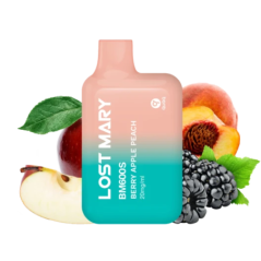 PACK10VAPERDESECHABLELOSTMARYBERRYAPPLEPEACH20MG(BAYAS,MANZANAYMELOCOTÓN)1