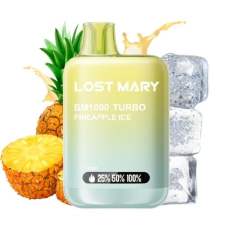PACK10VAPERDESECHABLELOSTMARYBM1000PINEAPPLE20MG(PIÑA)1