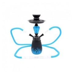 SHISHAATOMICFLAMESAZUL30CM(2MANGUERAS)1