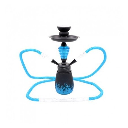 SHISHAATOMICFLAMESAZUL30CM(2MANGUERAS)1
