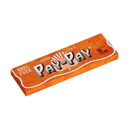 PAPEL PAY-PAY ORANGE (70MM)(50 HOJAS)