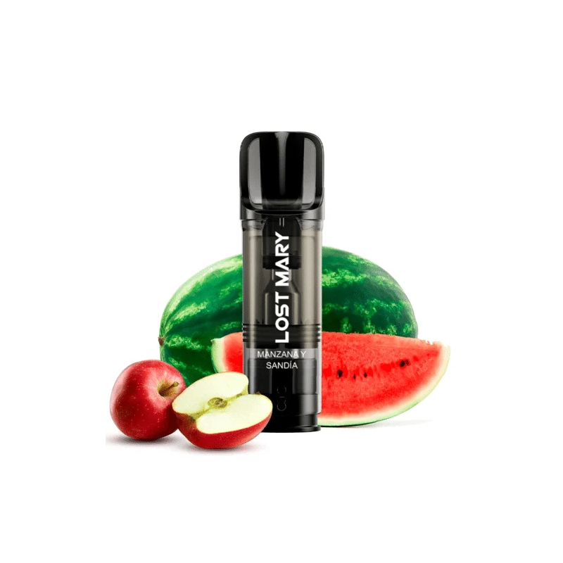CARGAPODVAPERLOSTMARYTAPPOAPPLEWATERMELON20MG(MANZANAYSANDÍA)1