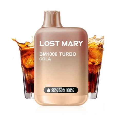 PACK10VAPERDESECHABLELOSTMARYBM1000COLA20MG1