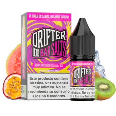LÍQUIDODRIFTERBARSALTSKIWIPASSIONFRUITGUAVA(KIWI,FRUTADELAPASIÓNYGUAYABA)10MG10ML1
