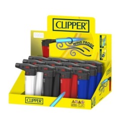 EXP 12 ENCENDEDORES CLIPPER MEDIUM TORCH SOLID