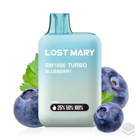 PACK10VAPERDESECHABLELOSTMARYBM1000BLUEBERRY20MG(ARÁNDANOS)1