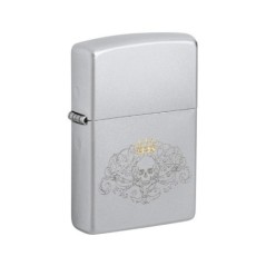 ZIPPO205ZIPPOFILIGREESKULLKINGDESING1