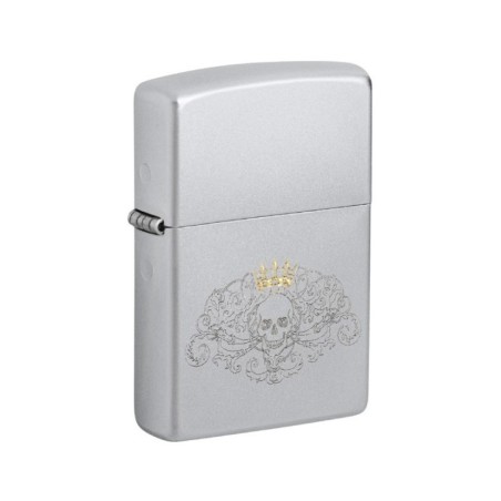ZIPPO205ZIPPOFILIGREESKULLKINGDESING1
