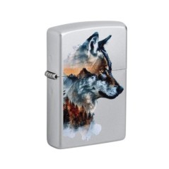 ZIPPO205ZIPPOWATERCOLORWOLFDESING1