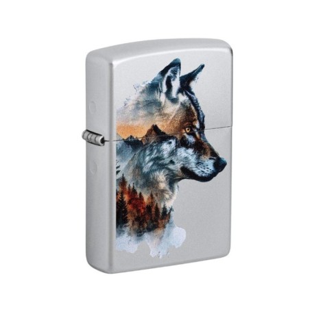 ZIPPO205ZIPPOWATERCOLORWOLFDESING1