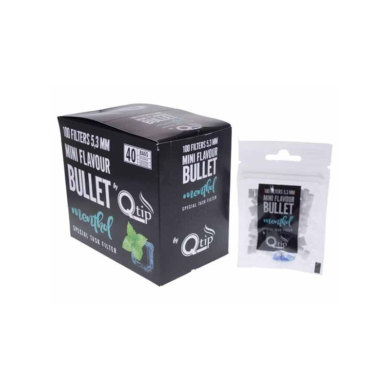 FILTROSMINIBULLETMENTHOL5,3MM(1X40)1
