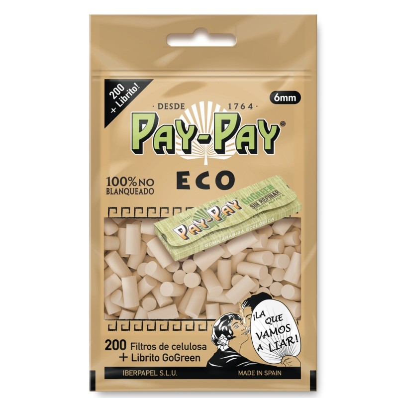 FILTROSPAY-PAY200FILTROS(6MM)ECO+LIBRITOGOGREEN(70MM)(35X200)1