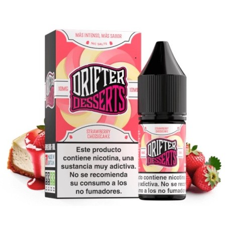 LÍQUIDODRIFTERBARSALTSSTRAWBERRYCHEESECAKE(TARTADEQUESOFRESA)10MG10ML1