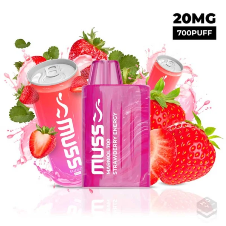 VAPERDESECHABLEMUSSMARMOL700STRAWBERRYENERGY1