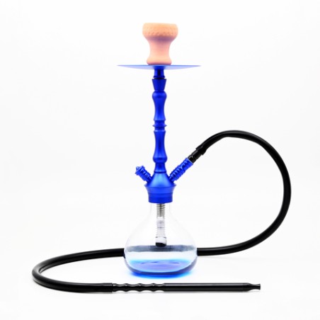 SHISHA ATOMIC LUXE AZUL 50CM 1 TUBO FLEX.