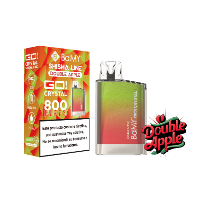 VAPERDESECHABLEBALMYGOCRYSTAL20MGDOUBLEAPPLE(DOBLEMANZANA)1